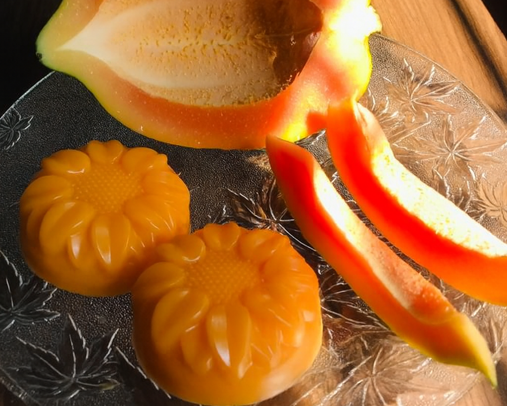Papaya Skin Brightening handmade Soap